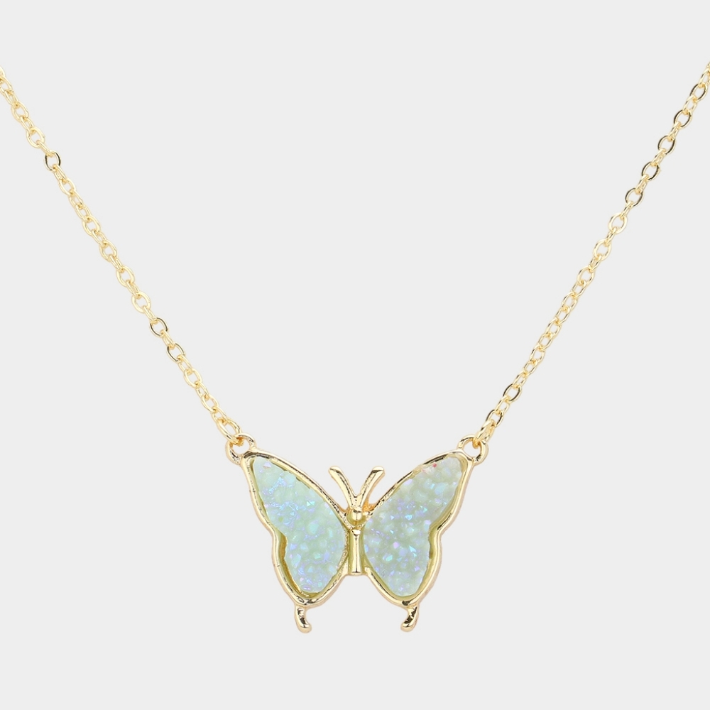 iFashionBox Gold Butterfly Necklace